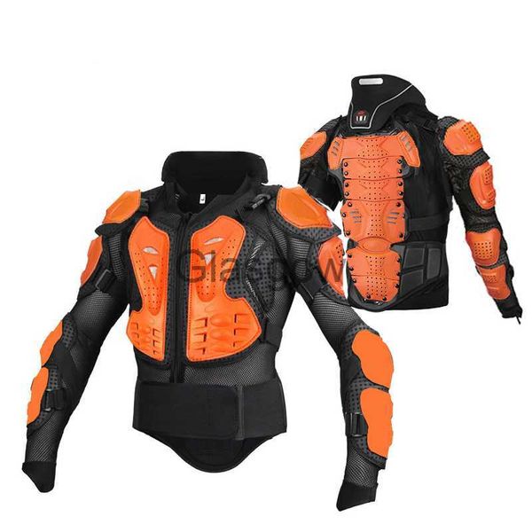 Vêtements de moto Hommes Moto Veste Moto Body Armor Riding Protection Suit Motocross Racing Spine Poitrine Armure Pad Cross Country Vestes x0803