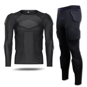 Ropa de motocicleta para hombre y mujer, ropa interior con armadura, pantalones de capa Base anticolisión, traje de equipo de protección corporal para moto de Motocross ATV