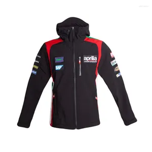 Motorkleding Moto Hoodie Zip Fleece Sweater voor Aprilia Racing Team Jacket Warm houden Winter Sweatshirt