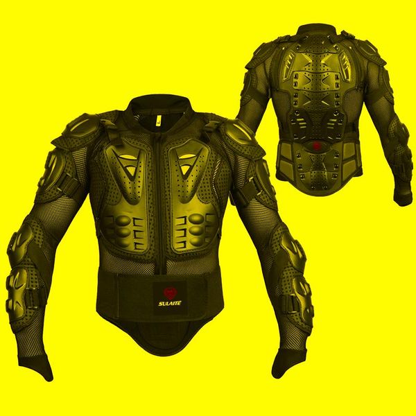 Ropa de motocicleta Armadura de motocross Chaleco de moto Equipo de pecho Chaqueta protectora de cuerpo completo Moto Hombro Protección de la articulación de la mano Motocicleta