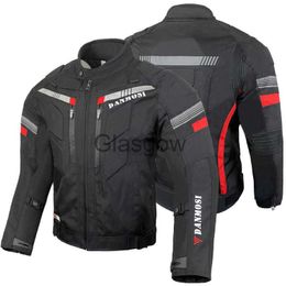 Vêtements de moto Moto Veste Pantalon Costume Été Hiver Body Armor Équipement de protection Coupe-vent Motocross Veste Moto Équipement de protection x0803