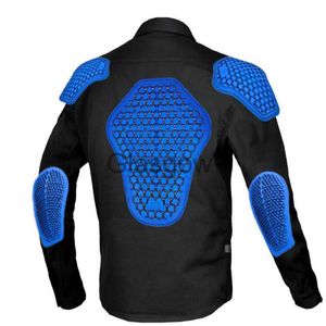 Vêtements de moto Vêtements de moto pour hommes et femmes loisirs quatre saisons veste de moto chemise veste antichute à manches longues x0803