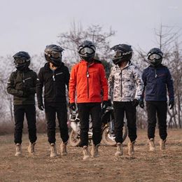 Motorcycle Apparel Motowolf Jacket Men Menons Four Seasons Outdoor Comunor de traje de viento con equipo de protección CE