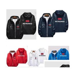 Vêtements de moto Nouvelle F1 Racing Salopette Automne et hiver Veste chaude Coton Vêtements Drop Livraison Automobiles Motos Accesseur DHFMI