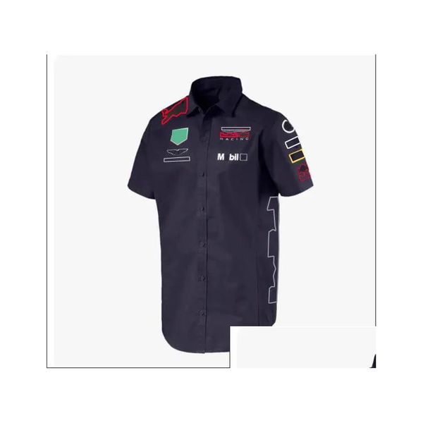 Vêtements de moto Nouveau F1 Racing Chemise à manches courtes Summer Team Body Même style personnalisé Drop Livraison Automobiles Motos Moteur Dhq7H