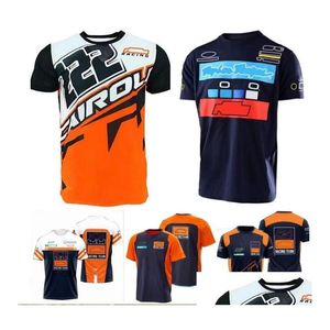 Vêtements de moto Nouveau F1 Racing T-shirt Été Jersey à manches courtes Même style Personnalisation Drop Livraison Automobiles Motos Mo Dhscj