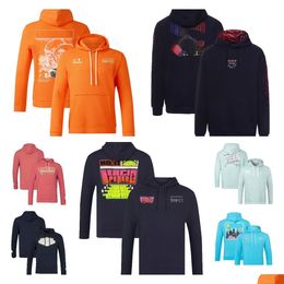 Vestuário de motocicleta Novo F1 Team Driver Hoodie Series Racing Terno Mens Lazer Esportes Drop Delivery Automóveis Motocicletas Acessórios OT3XC