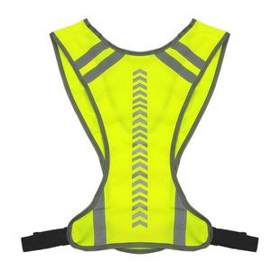 Vêtements de moto en plein air nuit équitation course gilet réfléchissant sécurité sécurité sport vélo cyclisme jogging lumière de guidage