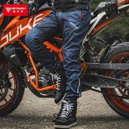 Motorkledingbroek Heren Moto-beschermende uitrusting Rij-toerbroek Motocross Pantalon met heup- en knieversnellingen