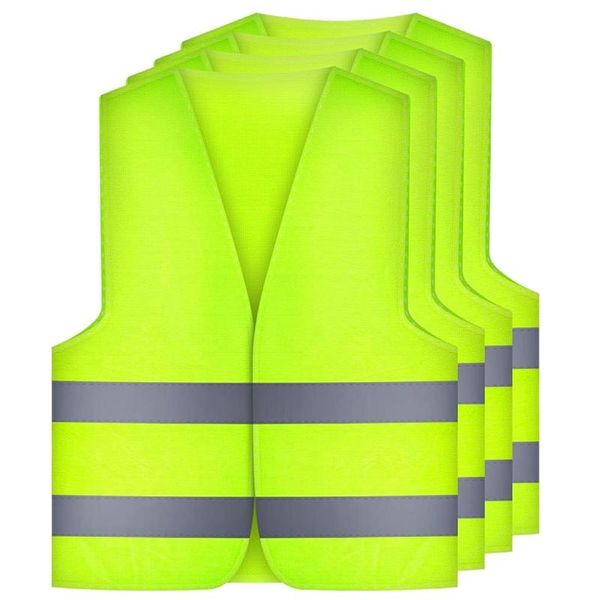 Pièces de vêtements de moto. Gilets de sécurité Gilet anti-crevaison de voiture Avertissement En 471 avec bandes réfléchissantes et boucle StaMotorcycle MotorcycleMotorcycle