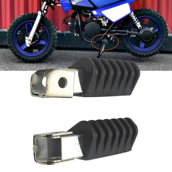 Pedales de reposo de ropa de motocicleta Piezas de repuesto de goma Equipo original Reemplazo de pie liviano confiable YP546Motorcycle