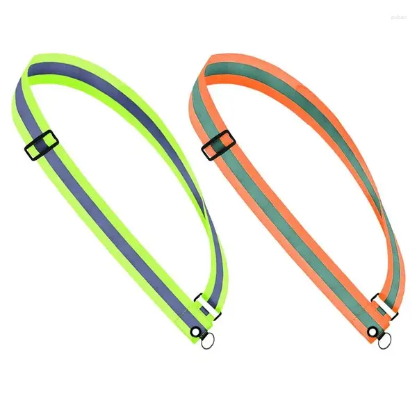 Motorcycle Apparel Safety Celt High Visibility Reflective Walking Gear Stracts Flexible Straps fiables pour le vélo