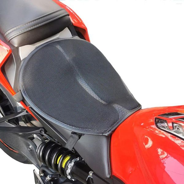 Cojín de asiento para motocicleta, Protector de viaje, absorción, descompresión, cojín para bicicleta, cubierta transpirable de 5 capas