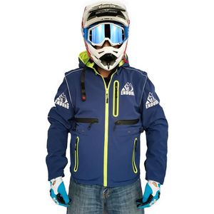 Vêtements de moto printemps et automne hiver, veste de cross-country imperméable, manteau à coque souple pour cavalier de course tout-terrain H