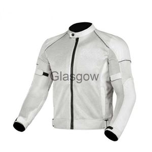 Vêtements de moto été nouvelle veste de moto hommes Moto équipement de protection Motocross Enduro Racing respirant Oxford veste moto vêtements x0803