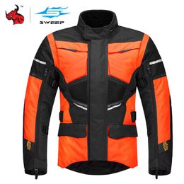Motorfietskleding sweep winter jacket mannen vrouwen motorcross pak rally moto koudbestendige chaqueta waterdicht