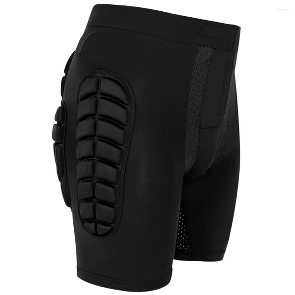 Vêtements de moto unisexe 3D hanche protection rembourrée shorts 0,6 pouces épais protection impact respirant pour ski patinage sur glace snowboard