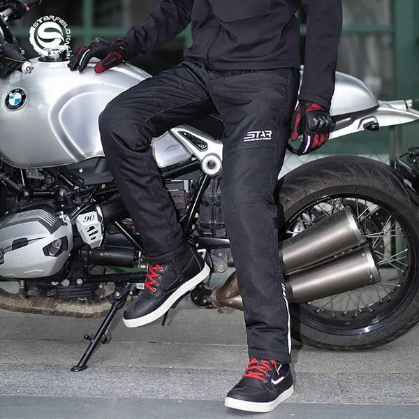 Ropa de motociclista Pantalones de moto de invierno Pantalones de liberación rápida Hombres Moto Pantalones de ciclismo Impermeable Motocross CE Pantalones protectores Biker a prueba de viento