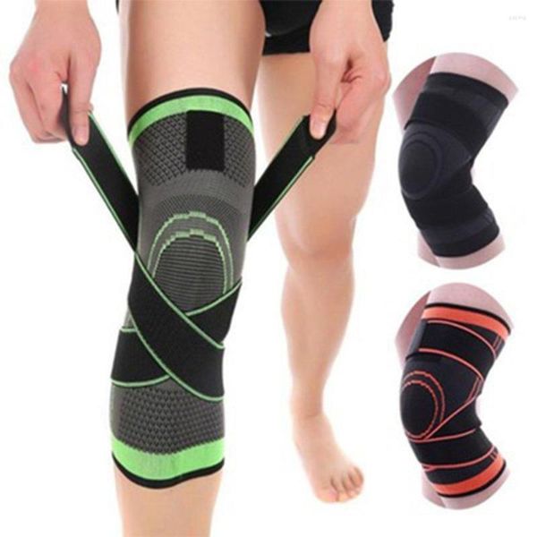 Moto Armure 1 PC Sport Genou Protecteur Genouillère Hommes Femmes Élastique Brace Pads Soutien Pour Courir Basketball Fitness Rodilleras