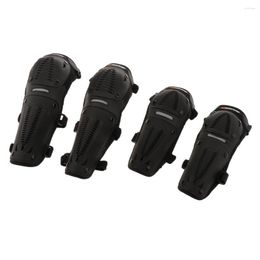 Armure de moto, 2 paires de coussinets de protection Anti-chute pour genoux et coudes