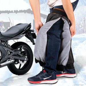 Motorfiets Armor 2 Stks Moto Winter Rijden Warm Knie Protector Zipper Plus Fluwelen Verdikking Motor Waterdichte Kneepad Mouw Beschermende C