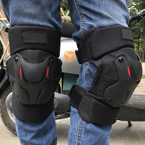 Armure de moto 4 pièces genouillères universelles moto coude protecteur garde outils d'équitation coupe-vent équipement de protection gardes moto