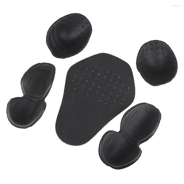 Moto Armure 5 Pcs Amovible Épaule Coudières Dos Gardes Sécurité Équipement De Protection Ensemble Fit Pour Le Cyclisme De Patinage Noir