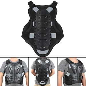 Motorcycle Armor Zwart Motorcross Rugbeschermer Schaatsen Sneeuw Body Armor Wervelkolom Guard XL L Moto Jas Auto Accessoires Armor1182A