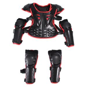 Moto armure pour hauteur 0.85-1.7M enfant corps protecteur gilet enfants Motocross ATV Dirt Bike poitrine colonne vertébrale genou coudière