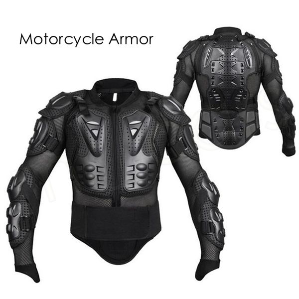 Chaqueta de armadura de motocicleta Trajes de carreras Protector de motocross Equipo de protección de la columna vertebral y el pecho M L XL XXL XXXL HHA248