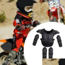 Motorcycle Armor Kids Fl Body Suit Jongens Meisjes Schaatsen Jeugd Dirt Bike Gear Drop Delivery Auto's Motoren Accessoires Otjlt