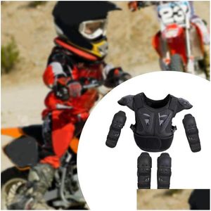 Motorcycle Armor Kids Fl Body Suit Jongens Meisjes Skaten Jeugd Crossmotoruitrusting Drop Levering Mobiles Motoraccessoires Dh7Yv