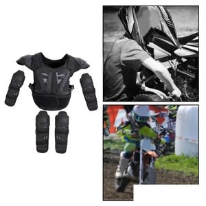 Armure de moto Costume pour enfants Motocross Riding Armor Vest Enfant Dirt Bike Gear Drop Livraison Automobiles Motos Accessoires Otejc