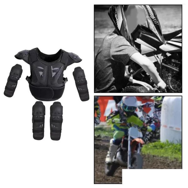 Armadura de motocicleta Traje para niños Motocross Montar Armadura Chaleco Niño Dirt Bike Gear Drop Entrega Móviles Accesorios de motocicletas Dhpmu