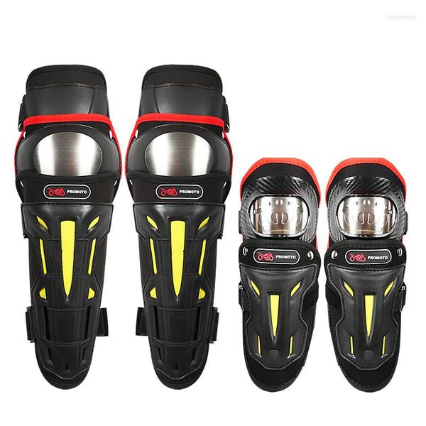 Rodilleras de armadura para motocicleta, almohadillas CE para Motocross, Protector de protección, engranajes de seguridad para carreras, soporte para carreras