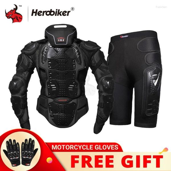 Armadura de motocicleta para hombre, chaqueta de cuerpo completo, Motocross, carreras, Moto, montar en moto todoterreno, Protector de protección