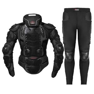 Motorfiets pantser mannen jassen racen body protector jas motorcross motorbike bescherming tandwiel toevoegen nek s5xl drop levering mobiles mo dhaux