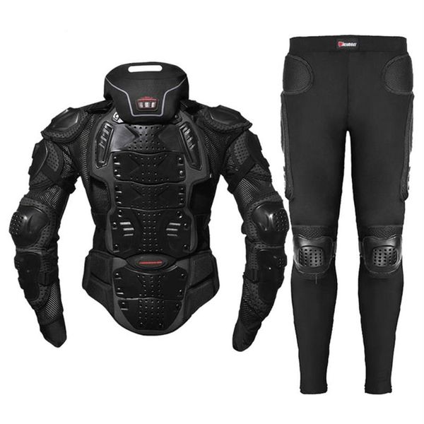 Moto Armure Hommes Vestes Racing Body Protector Veste Motocross Moto Équipement De Protection Cou S-5XL334U
