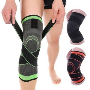 Protections de genou tricotées pour hommes et femmes de sport d'armure de moto pour la course de basket-ball alpinisme coussinets de cyclisme