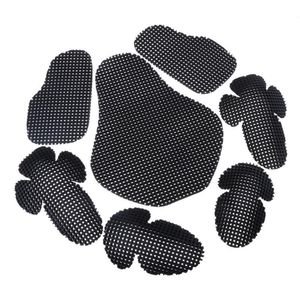 Motorfiets pantserpakket van 7 -Motorcycle Protective Gear Back/Chest Pads Elbow en ShoumotorCycle