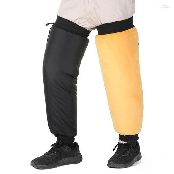 Armadura de motocicleta, protectores Unisex de pierna de rodilla de invierno, almohadillas de Motocross impermeables cálidas, uso de triciclos de bicicleta eléctrica