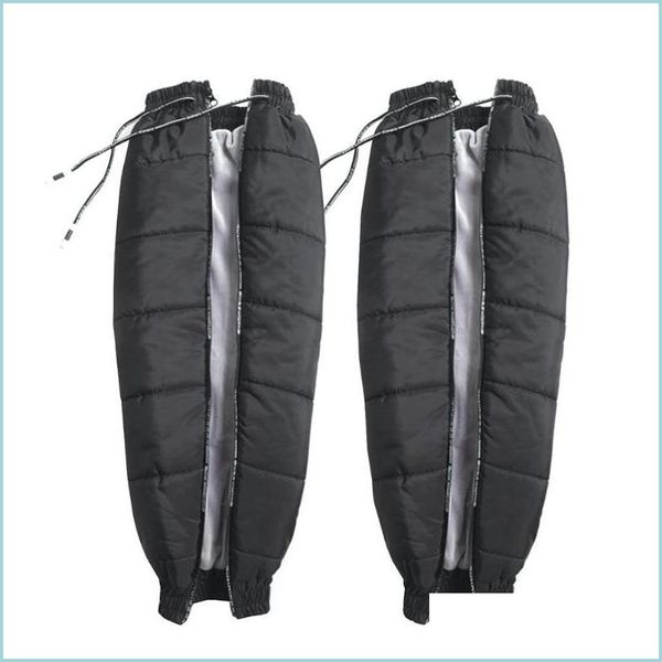 Armure de moto d'hiver genouillères coupe-vent imperméable jambières chaudes ER équitation plus chaude gardes de protection en plein air jambe Ermotorcycle Drop Dhlj4