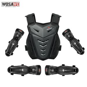 Armure de moto WOSAWE protecteurs de corps Protection complète gilet veste dos poitrine colonne vertébrale équipement de Protection genou et coude garde