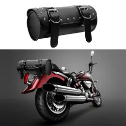 Motorfietstas Moto Backpack Saddle Bag PU Lederen motor Bagage Bouch Bouch Tabel Holder Motor Accessoires Universeel