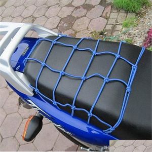 Sacs de moto 6 crochets Sacs de moto Vélo Hold Down Casque Cargo Lage Mesh Bungee Net Stockage Consolidation Outils Accessoires Nouveau Dh7Vo