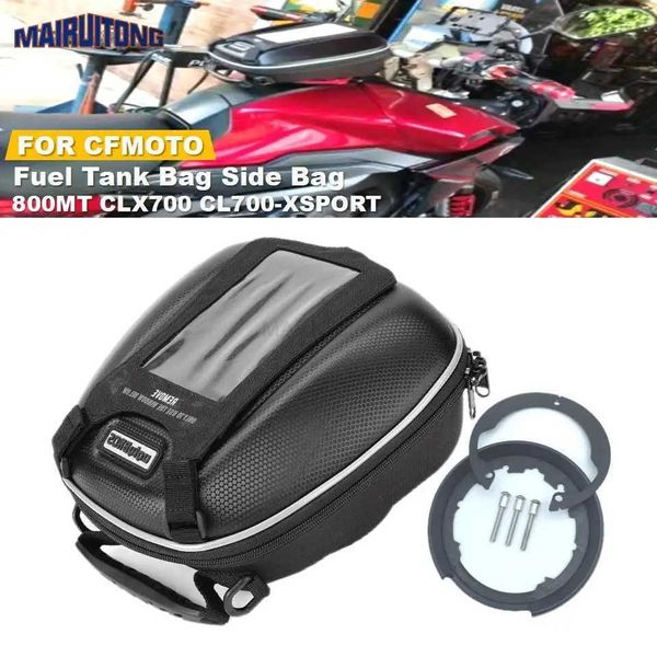 Sacs de moto Sac de réservoir de carburant 800MT sac de bagages pour CFMOTO 800MT CL700-XSPORT serrure de réservoir de carburant moto Kit de réservoir de carburant étanche Kit de Navigation L231153