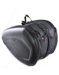 Sacs de moto sac de selle en Fiber de carbone voyage chevalier bagages sacoches valise moto siège arrière avec housse de pluie étanche 7352060