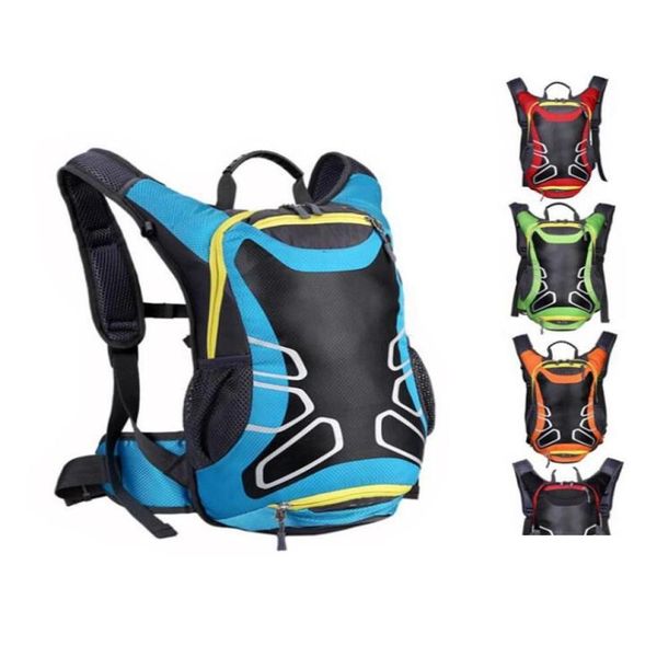 Sacs de moto Nouveau sac à dos respirant imperméable à l'eau en nylon Sac de moto Casque de sécurité réfléchissant Riding Shoder Bag7517116 Drop Delivery Otqb9