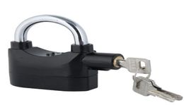 Motorfiets Zwart Waterdichte hangslot Alarm Lock012348207980