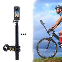 Vélo de moto Panoramic Monopod Bicycle Hidden Selfie Stick pour GoPro Max 12 11 10 9 8 Insta360 X3 X2 ACCESSOIR ACCESSOIR 231221